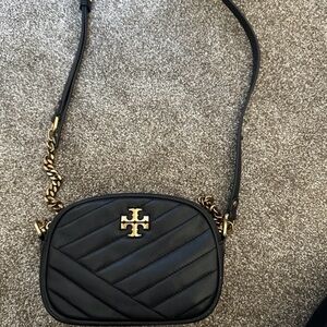 Tory Burch Black Quilted Crossbody Bag